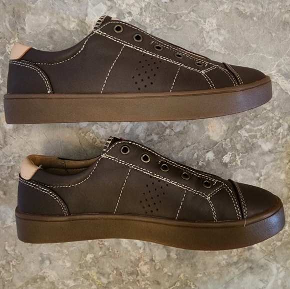 Spenco Malibu Lux orthotics Size 8.5B Leather Espresso - Picture 3 of 6